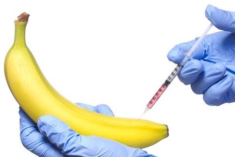 süstitav peenise suurendamine banaani näitel